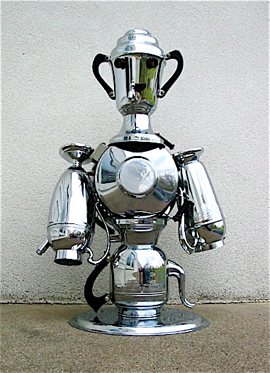 Chrome Boy with Big Ears (Self Portrait)